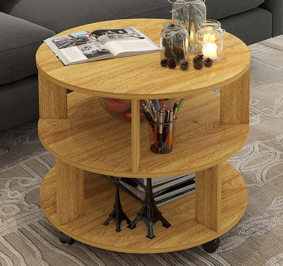Vogue Round Coffee Table (Oak)