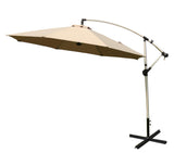 3m Aluminium Cantilever Outdoor Umbrella (Beige / Tan)