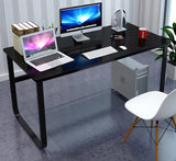 Hercules Wood & Metal Computer Desk (Black)