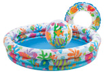 Intex Swimming Pool + Beach Ball + Swim Ring Play Set