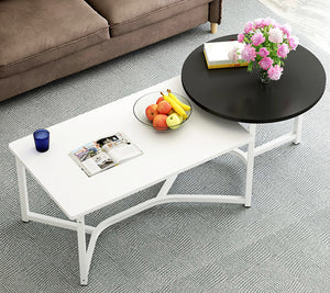 Caesar 2 in 1 Round and Rectangle Combination Coffee Table