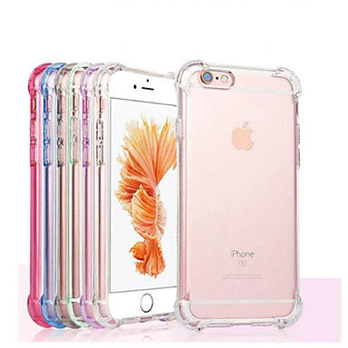 Case For Apple iPhone X / iPhone 7 Plus Shockproof / Transparent Back Cover