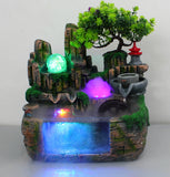Calming Fountain Water Feature Ornament with Fish Tank