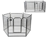 Premium Heavy Duty Metal Pet Dog Exercise Playpen Containment Cage (100x120 x 6)