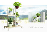 Oasis Garden Plants Stand Planter Shelf (Black Walnut)