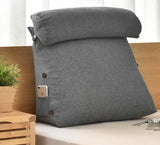 Paradise Adjustable Chair Seat Head Pillow & Back Lumbar Support Cushion (Mocha)