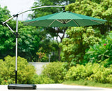 3m Aluminium Cantilever Outdoor Umbrella (Green)