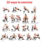 6 In 1 Home Gym Abdominal Machine Six Pack Care Ab Rocket Core Exercise Bench