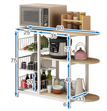 Optimal Organizer Kitchen Workbench Storage Shelf (Oak)