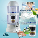 7 Stage Filtration Water Filter & 2 Bonus Extra Filters A