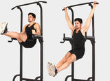 Power Tower Dip Bar Pull Up Stand Fitness Station