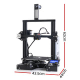 Creality Ender 3 3D Printer Glass Bed Resume Printing High Precision 220x220x250