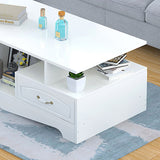 Luxe Extendable TV Cabinet (High Gloss White & Black)