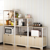 3-Level Arena Organizer Kitchen Storage Cabinet Shelf (White Oak)