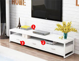 Athena 3-Drawer TV Cabinet (White)