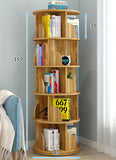 Sanctuary 360-degree Rotating 5 Tier Display Shelf Bookcase Organizer (Oak)