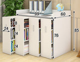 Infinity Vertical Cabinet Shelving System 4-Drawer (White)