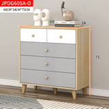 Unity Tallboy Chest of 5 Drawers (White)