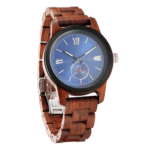Handcrafted Kosso Wood Watch - Best Gift Idea!