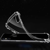 Case For Apple iPhone X / iPhone 7 Plus Shockproof / Transparent Back Cover