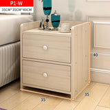 Varossa Classic Bedside Table / Chest of Drawers (White Oak)