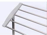 2-Tier Stainless Steel Clothes Airer Organizer Hanger Rack Towel Dryer\