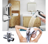 Bathroom Toilet Bidet Shower Douche Sprayer Head Hose Clean Kit Shattaf Handheld