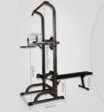 Multifunction Heavy Duty Home Gym Power Tower Dip Bar Stand & Weight Bench - sold put