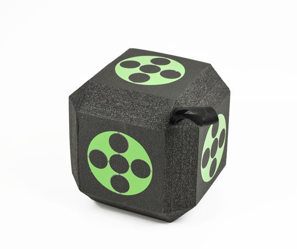 Archery 3D Dice Target Cube Reusable 18 Sides 23CM Self Healing XPE Foam Target