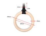 Birch Wood Gymnastic Rings