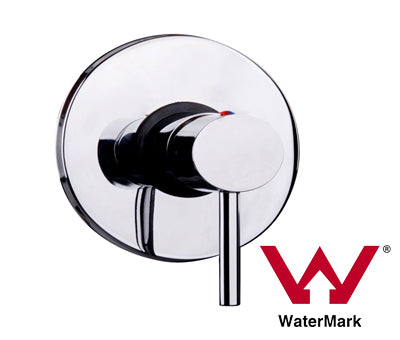 Chrome Bathroom Shower Wall Mixer w/ WaterMark