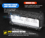 DEFEND 2x 7inch Cree LED Light Bar Spot Flood Work Driving Reverse Offroad