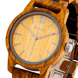 Men Handmade Ambila Wooden Timepiece