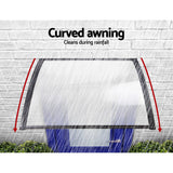 Instahut 1X2.4M Window Door Awning Canopy Rain Cover Sun Shield