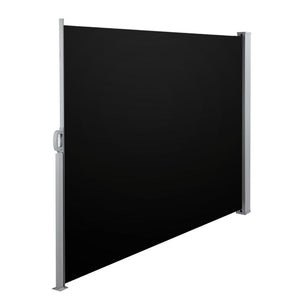 Instahut Retractable Side Awning Shade 1.8 x 3m - Black