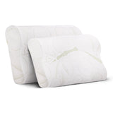 Giselle Bedding Set of 2 Bamboo Pillow with Memory Foam