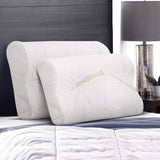 Giselle Bedding Set of 2 Bamboo Pillow with Memory Foam