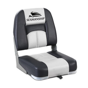 Seamanship 2X Folding Boat Seats Seat Marine Seating Set Swivels All Weather