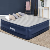 Bestway King Air Bed Inflatable Mattress Sleeping Mat Battery Built-in Pump