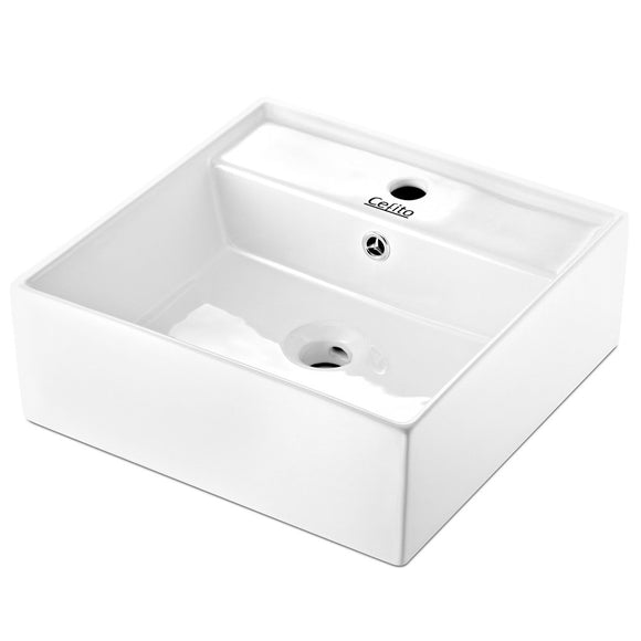 Cefito Ceramic Rectangle Sink Bowl - White