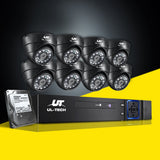 UL-Tech CCTV Security System 2TB 8CH DVR 1080P 8 Camera Sets