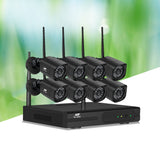 UL-TECH 1080P 8CH NVR Wireless 8 Security Cameras Set