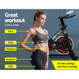 Everfit Spin Exercise Bike Cycling Fitness Commercial Home Workout Gym Black