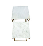 Coffee Table marble top  set of 2 - Z56003