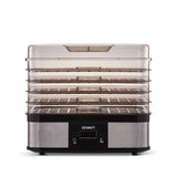 Devanti Food Dehydrator with 5 Trays - Silver