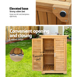 Gardeon Portable Wooden Garden Storage Cabinet