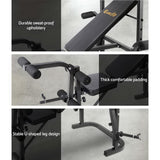 Everfit 7-In-1 Weight Bench Multi-Function  Power Station Fitness Gym Equipment