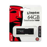 kingston 64GB USB 3.0 FLASH DRIVE (KINDT100G3/64GB)