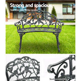 Gardeon Victorian Garden Bench - Green