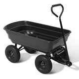 Gardeon 75L Garden Dump Cart - Black